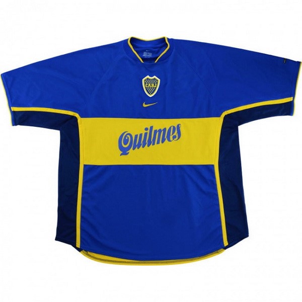 Camiseta Boca Juniors Primera equipación Retro 2001 Azul